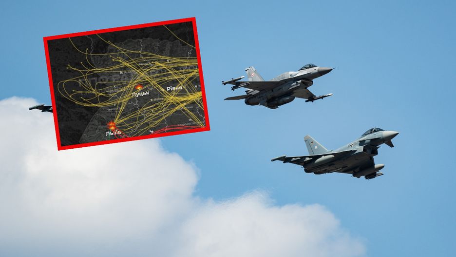 W nocy poderwano myśliwce