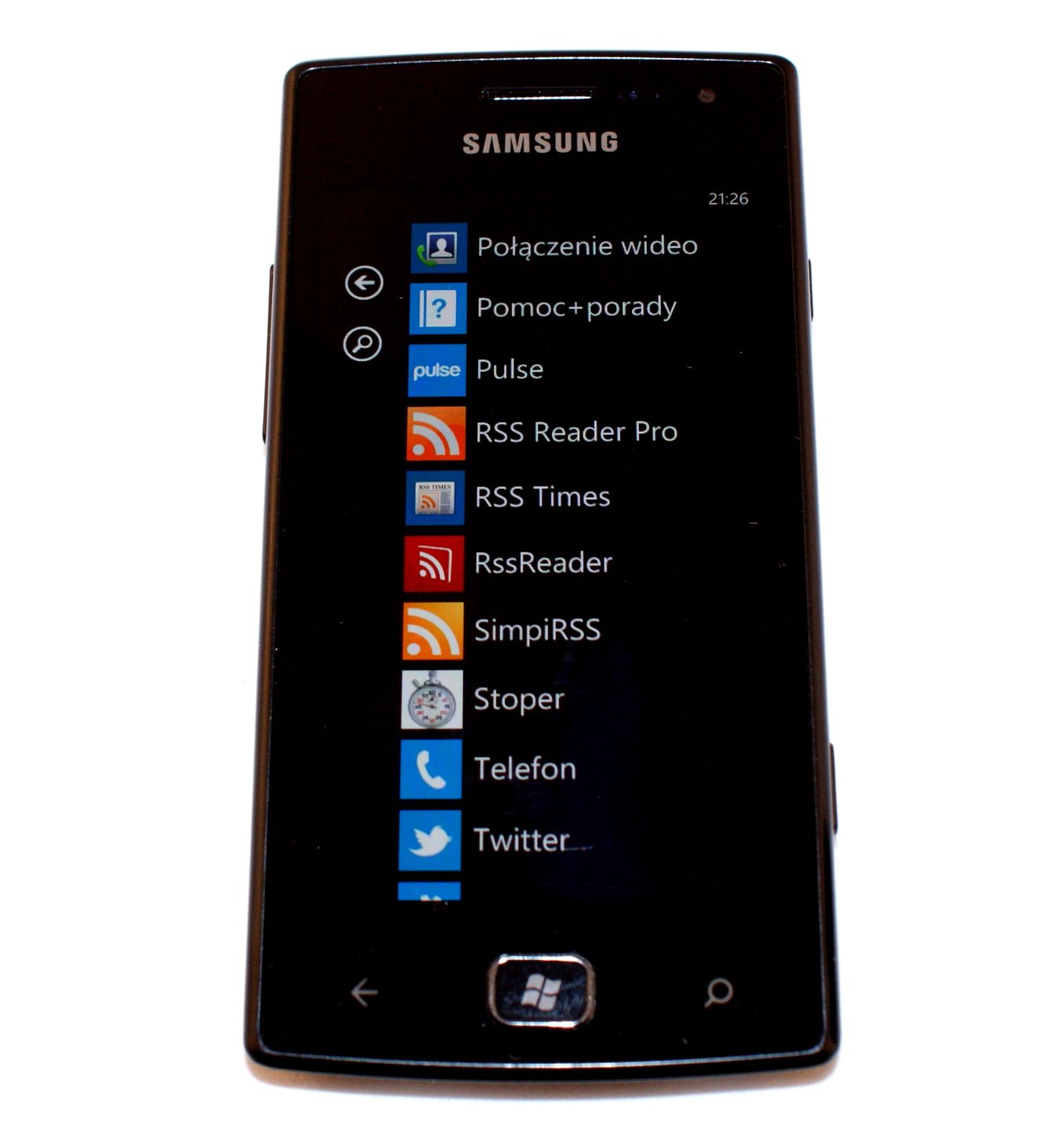 Samsung Omnia W - elegancki Windows Phone [test] 10