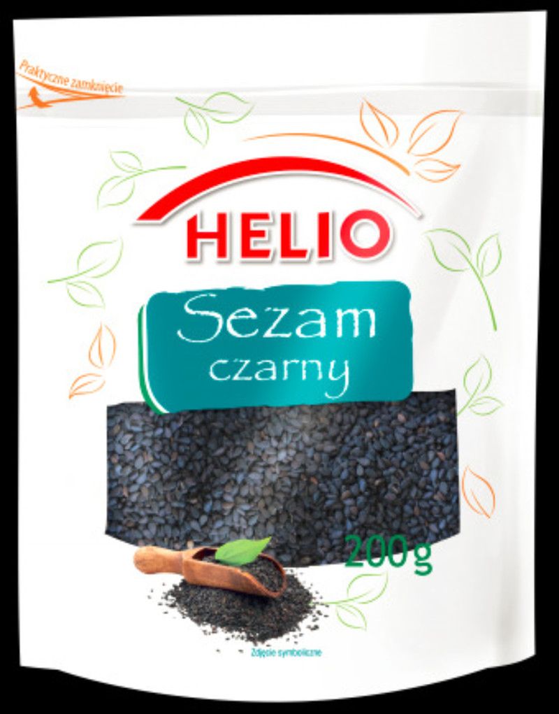 Opakowanie Sezamu czarnego &quot;Helio&quot; (200 g)