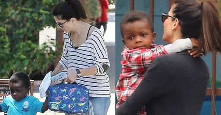 Sandra Bullock z synkiem!
