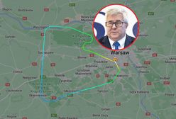 Samolot zawrócił. Na pokładzie Czarnecki. "Był słyszalny odgłos"