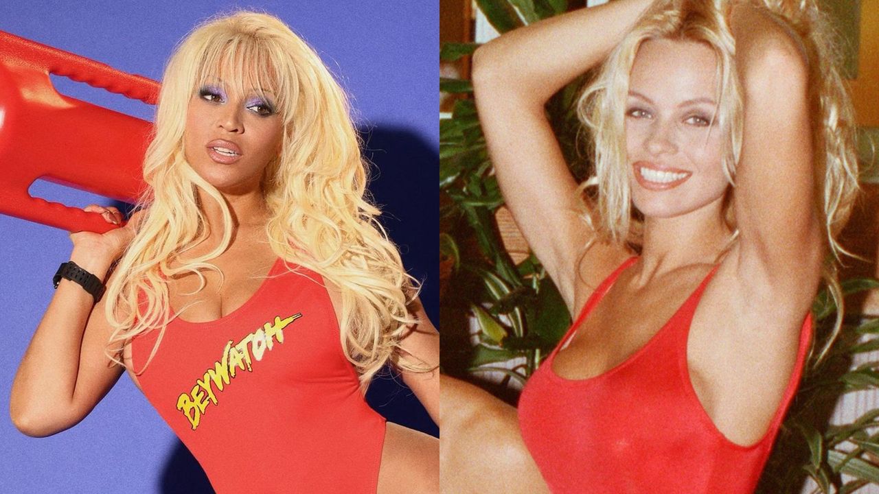 Beyonce jako Pamela Anderson