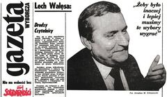 "Gazeta Wyborcza" z okazji rocznicy pokazała swój pierwszy numer. Zniknęło z niego logo Solidarności