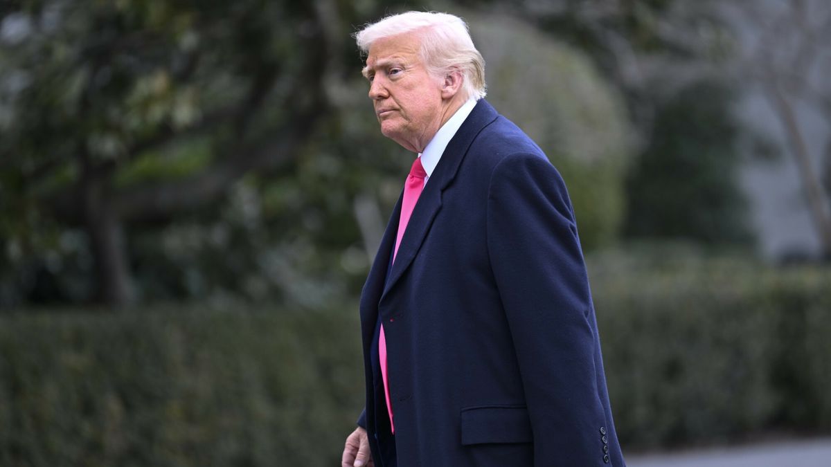 Temporary
President Donald Trump arrives at the White House after speaking at the Conservative Political Action Conference, CPAC, Saturday, Feb. 22, 2025, in Washington. (AP Photo/John McDonnell)
John McDonnell