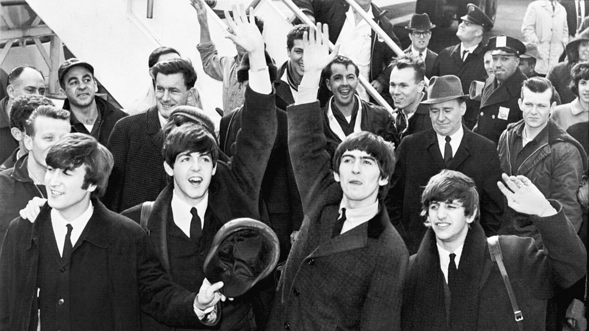 Beatlesi na lotnisku JFK 7 lutego 1964
