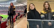 Anna Lewandowska na NIEBOTYCZNYCH OBCASACH dopinguje reprezentację Polski na Stadionie Narodowym (ZDJĘCIA)