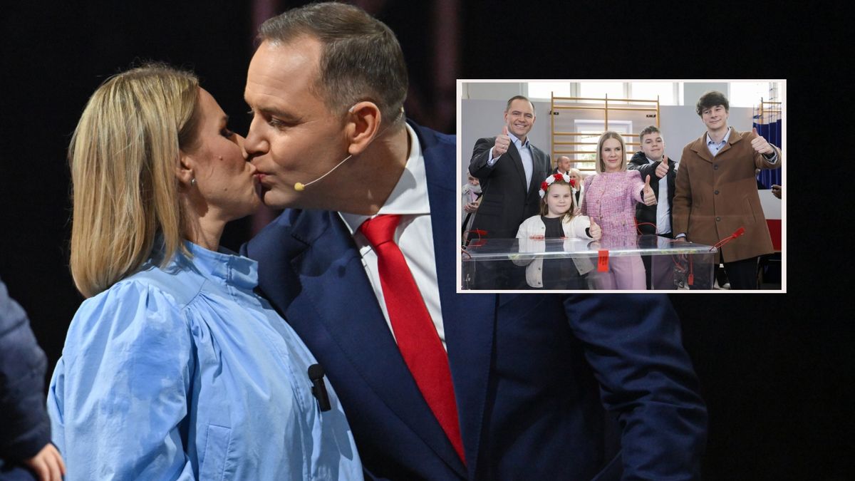 Karol Nawrocki z rodziną