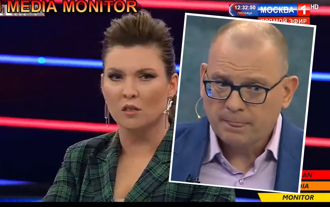 Wpadka w rosyjskiej TV. Prezenterka błyskawicznie zareagowała na słowa senatora