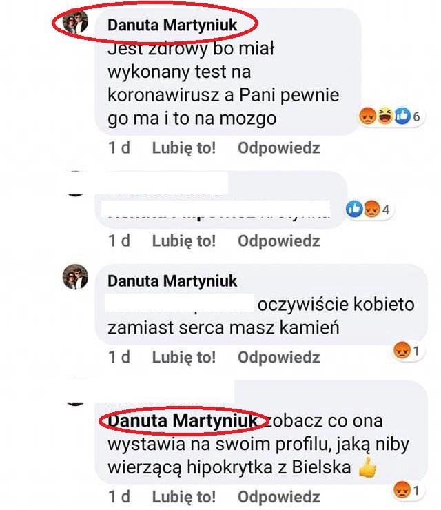 Danuta Martyniuk na Facebooku