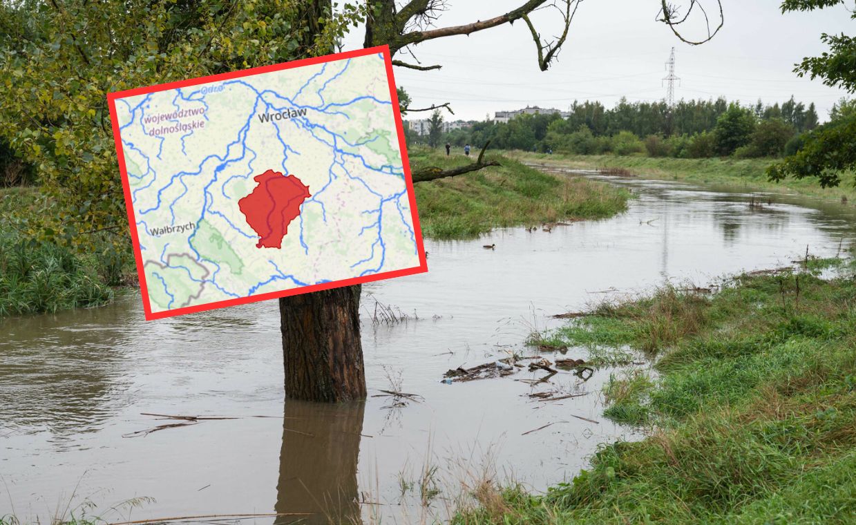 Alert dla Dolnego Śląska. Rzeka przekroczyła stany alarmowe