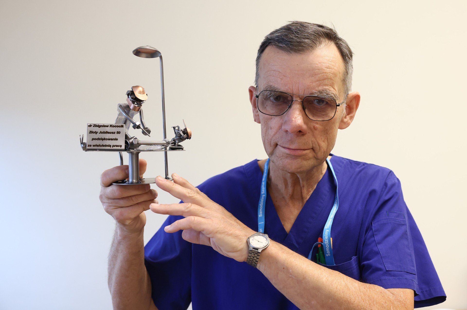 Piękny jubileusz 50-lecia pracy doktora Zbigniewa Kococika z Samodzielnego Szpitala Wojewódzkiego w Piotrkowie