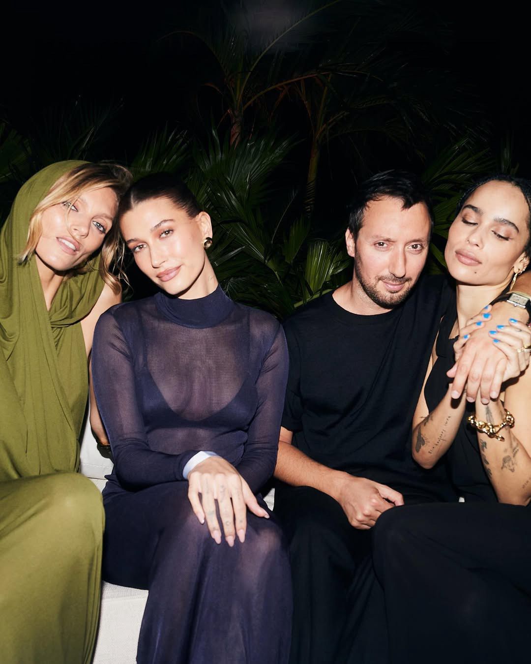 Anja Rubik i Hailey Bieber