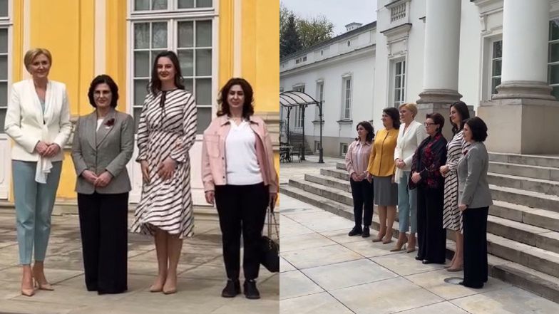 Agata Duda postawiła na elegancką stylizację