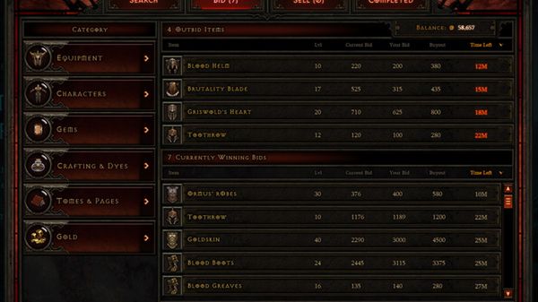 Diablo III - handel za prawdziwą kasę i konieczność bycia online 1