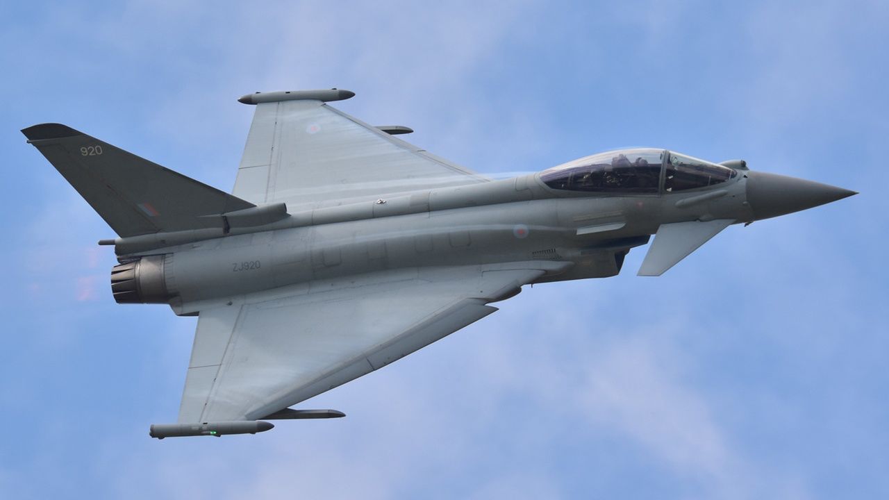 Eurofighter Typhoon Fighter Jet of the Royal Air Force