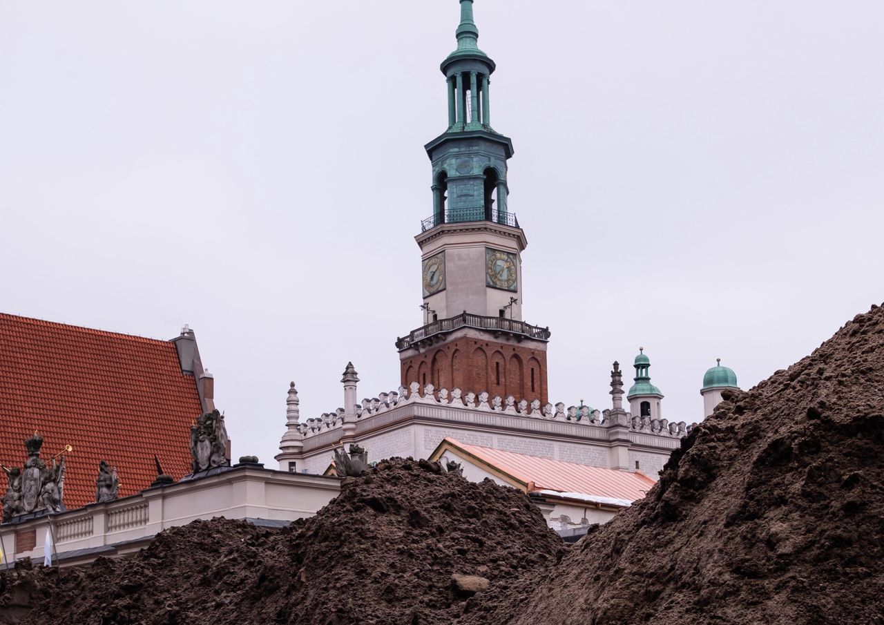 Remont utrudnia podziwianie i fotografowanie zabytków 