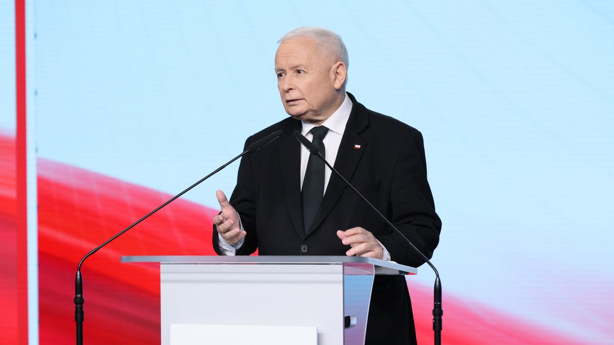 Prezes PiS Jarosław Kaczyński