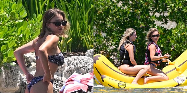 Sydney Sweeney PLUSKA się w skąpym bikini na tyłach nowej willi na Florydzie. Fajnie ma? (ZDJĘCIA)