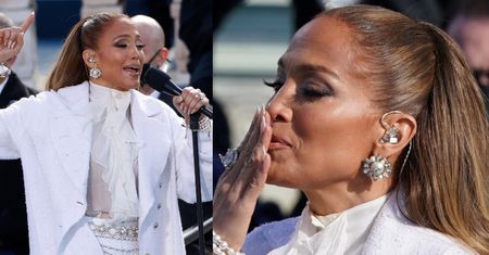 Jennifer Lopez śpiewa na inauguracji Joe Bidena. Zwróciła się do zgromadzonych po hiszpańsku (ZDJĘCIA)