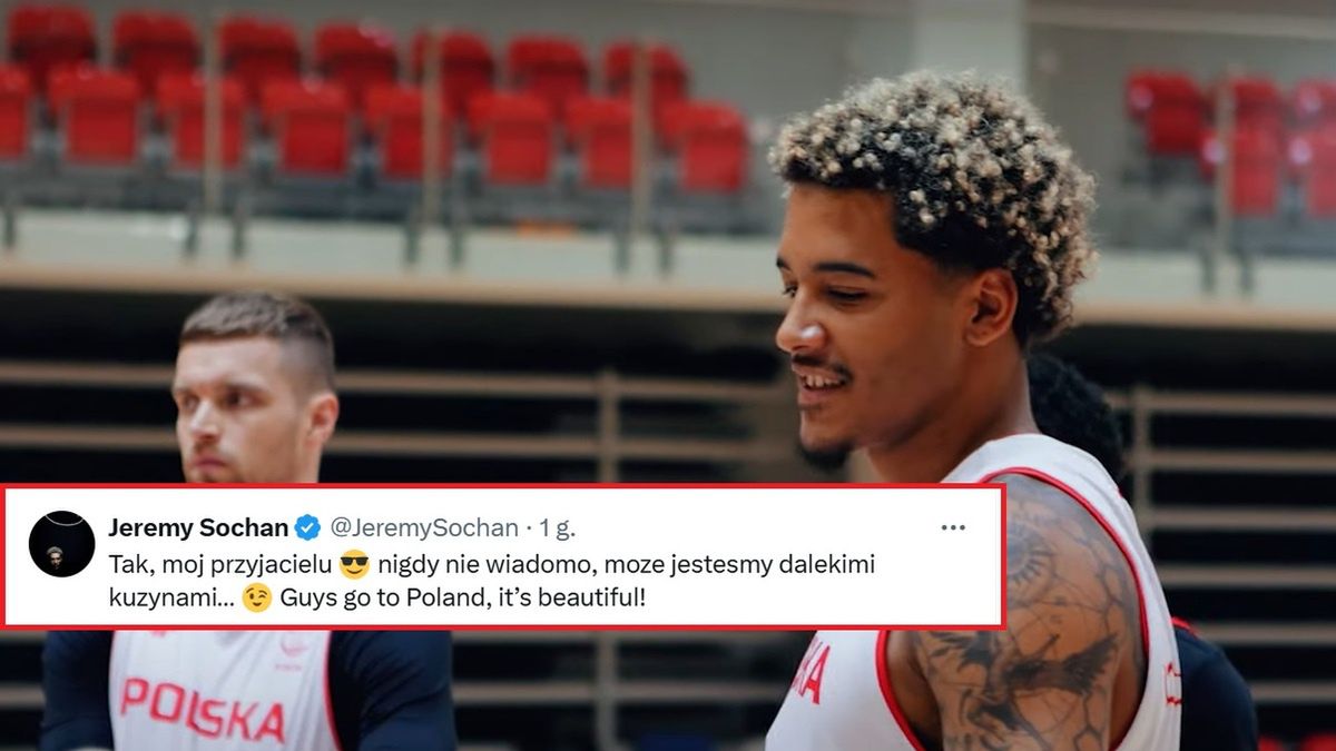 Jeremy Sochan w barwach reprezentacji Polski