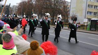 Konin: Barbórka nie po raz ostatni. Górnicy znów przemaszerowali ulicami miasta