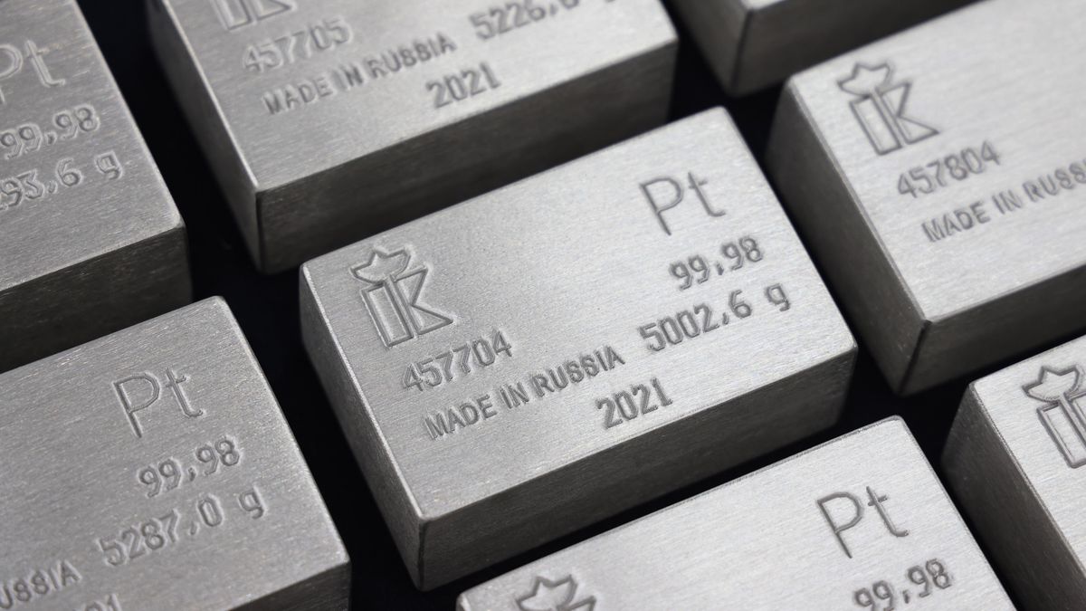 Rosja jest drugim co do wielkości producentem platyny. Udział w jej wydobyciu wynosi około 10 proc. 