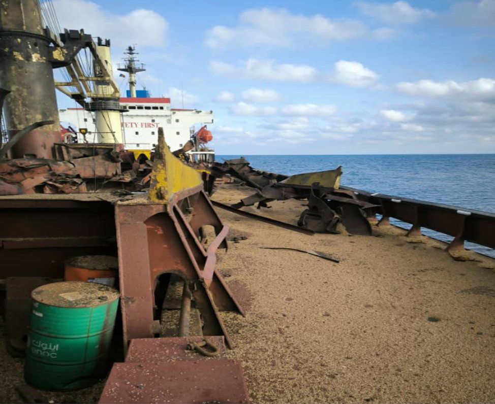 Attack on a civilian ship in the Black Sea. "We are awaiting the world's response"