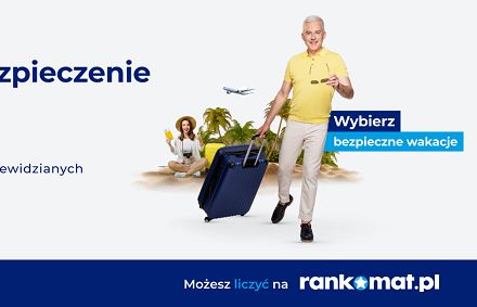 Bezpieczne wakacje z polisą i Hubert Urbański w kampanii Rankomatu