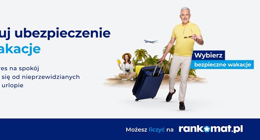 Bezpieczne wakacje z polisą i Hubert Urbański w kampanii Rankomatu