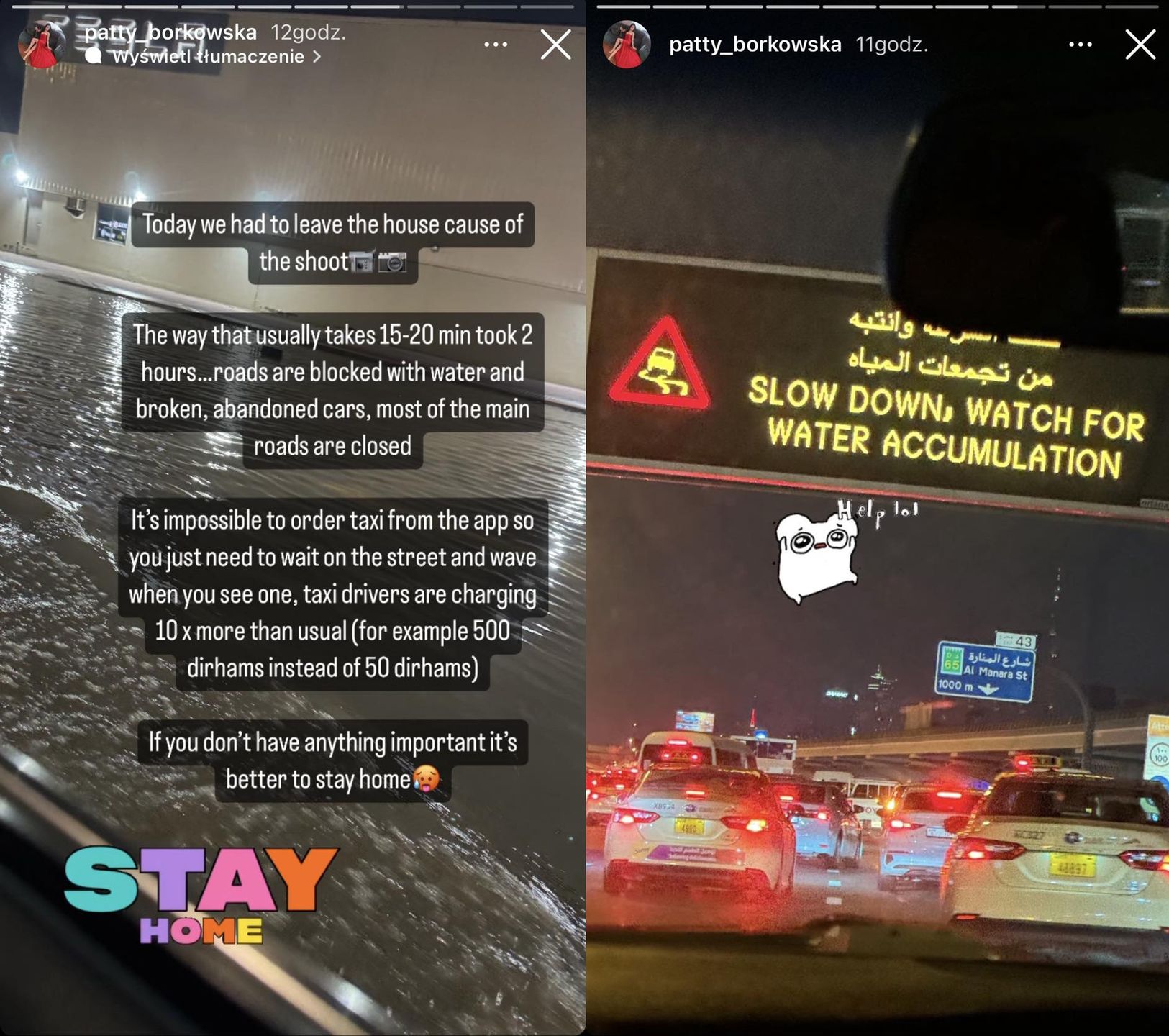 Powódź w Dubaju