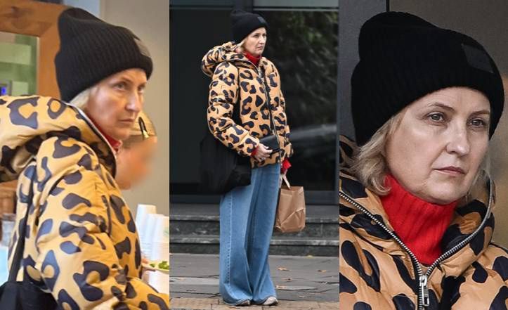 Naturalna Iza Kuna w panterkowej puchówce