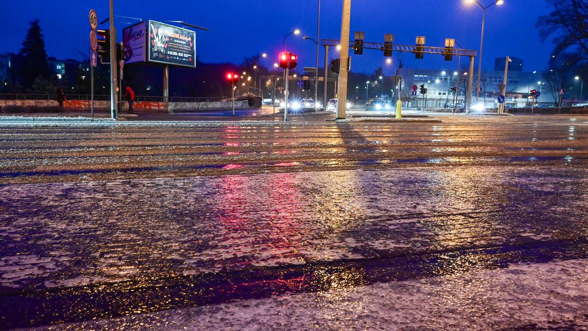 Trudne warunki na drogach w Szczecinie