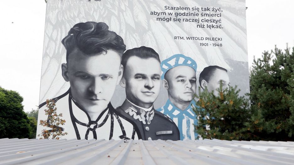 Warszawa. Odsłonięto mural poświęcony Witoldowi Pileckiemu 