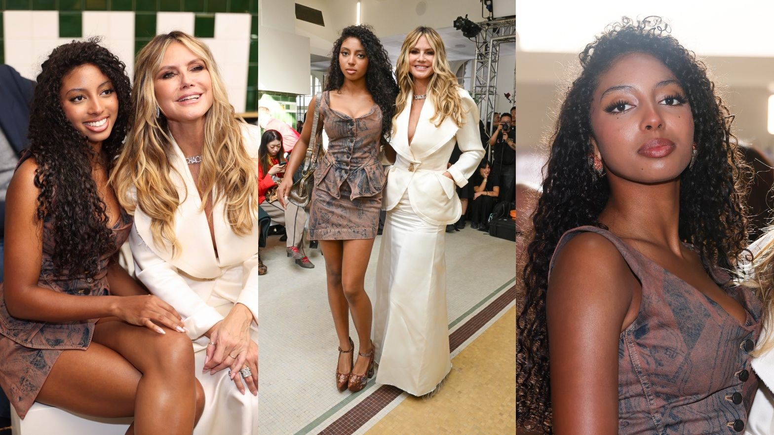 Heidi Klum promuje 16-letnią córkę na paryskim Tygodniu Mody