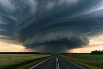 Niż Justyna uderzy w Polskę. Będą gwałtowne burze, grad wielkości piłeczki i wiatr do 100 km/h