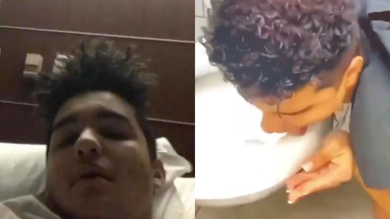 Aspirujący patoinfluencer chory na koronawirusa