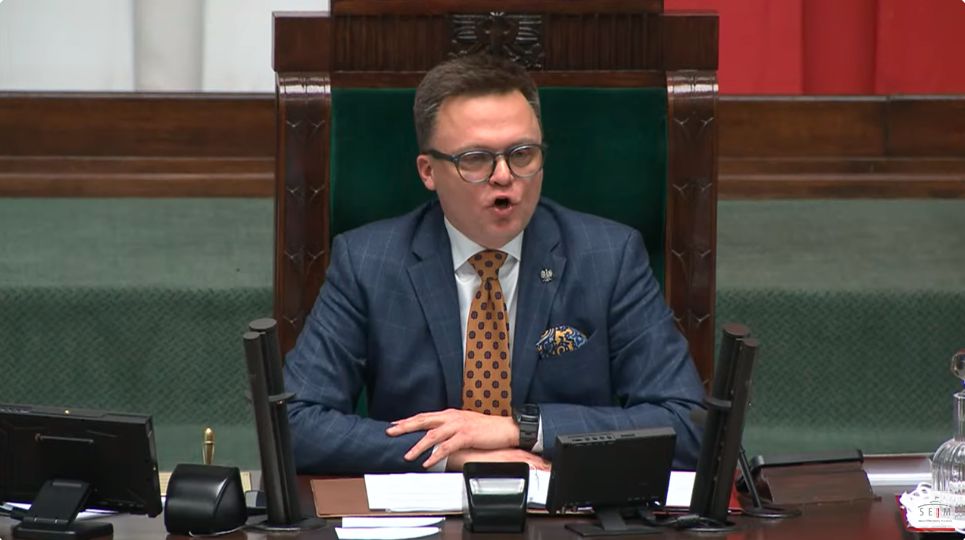 Marszałek Szymon Hołownia