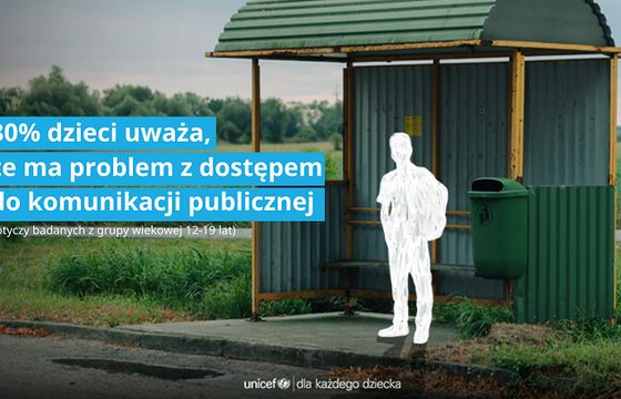 Młodzi ludzie o wykluczeniu transportowym w nowym spocie UNICEF