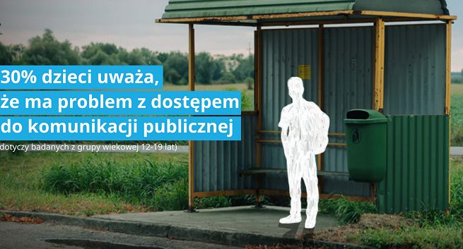 Młodzi ludzie o wykluczeniu transportowym w nowym spocie UNICEF