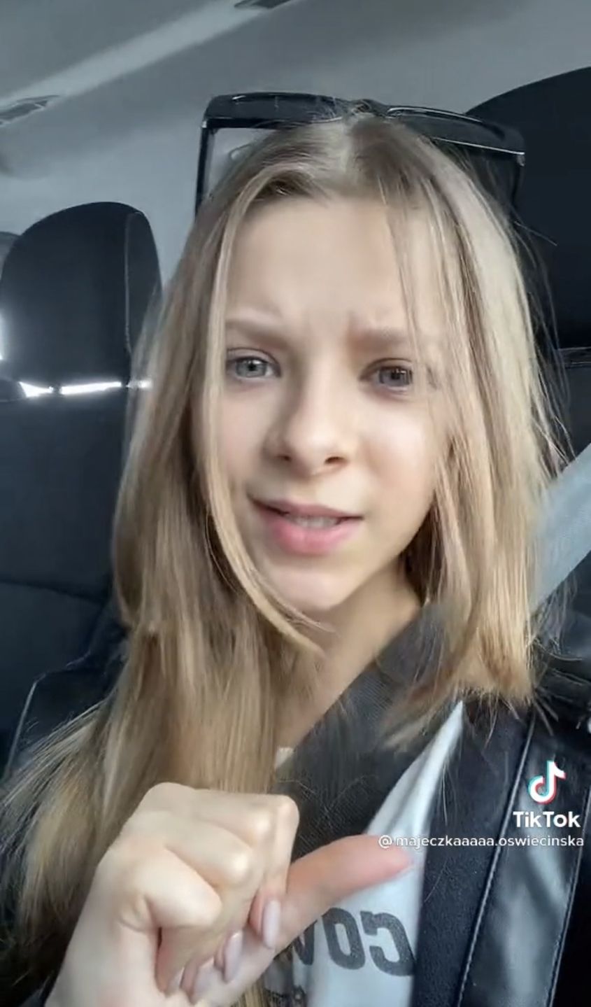 13-letnia córka Tomasza Oświecińskiego robi karierę na TikToku