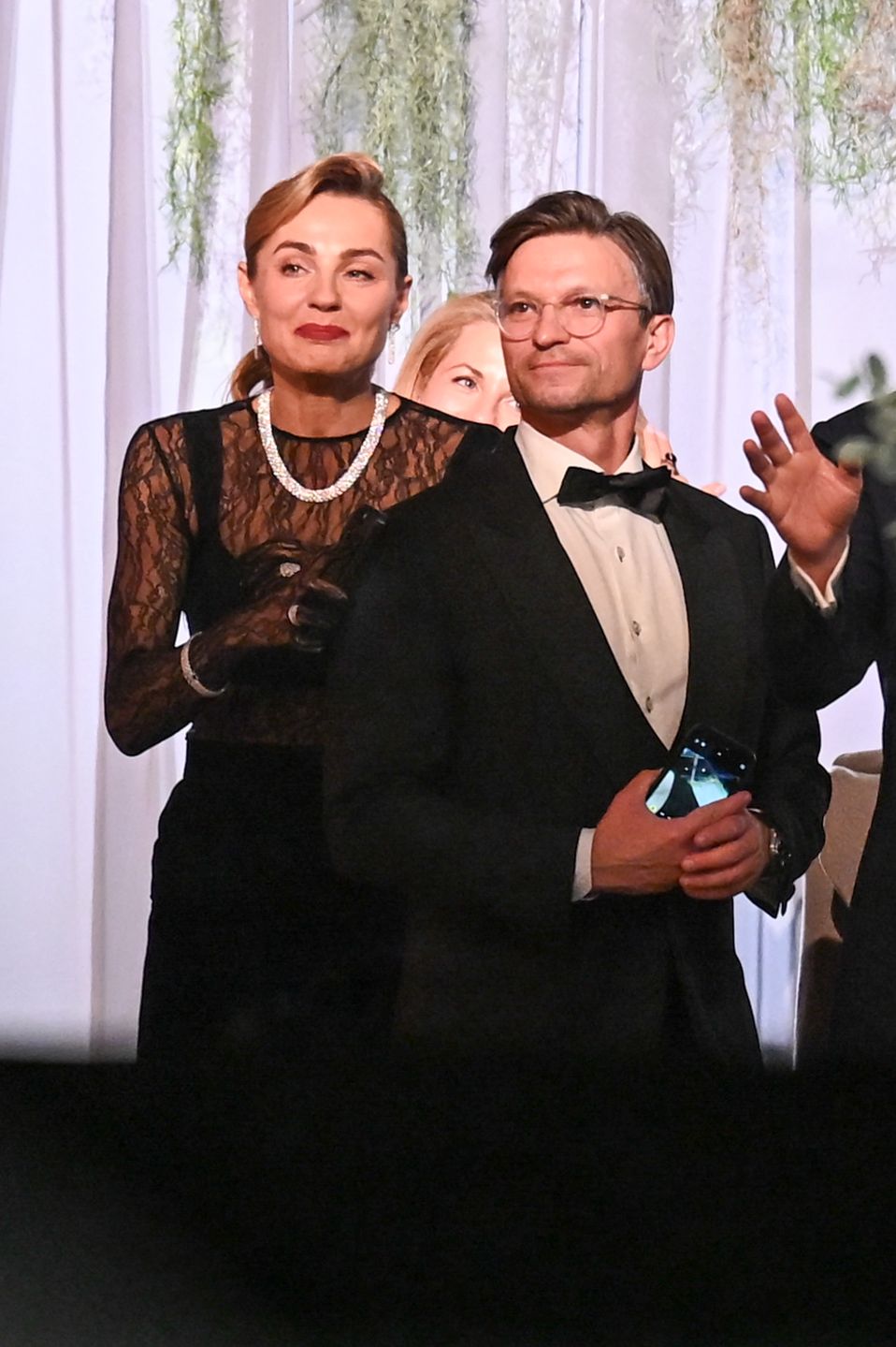 Małgorzata Socha i Krzysztof Wiśniewski za kulisami Balu TVN