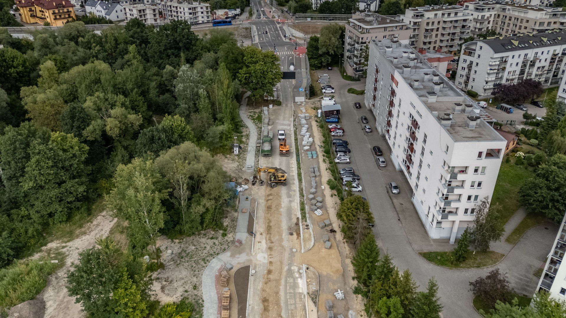 Budowa nowej prawie trzykilometrowej ulicy 8 Pułku Ułanów na krakowskim Ruczaju
