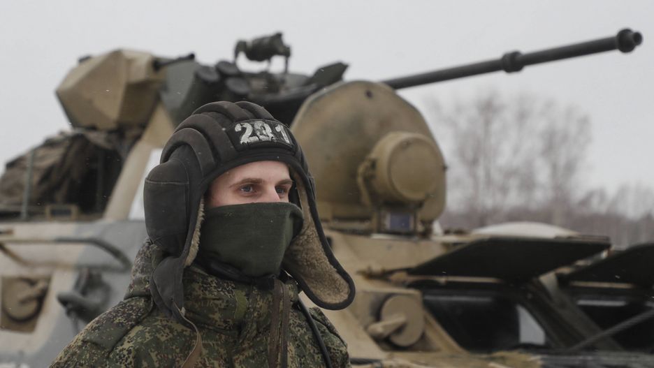 Mobilized servicemen attend a combat training in Noginsk
epa10363393 Mobilized serviceman attends a combat training at the Training Center of the Moscow Higher Combined Arms Command School of the Ministry of Defence of the Russian Federation in Noginsk, outside Moscow, Russia, 13 December 2022. Over 300,000 reservists and volunteers have been trained over two months of partial mobilization in Russia, Russian Defence Minister Sergei Shoigu said.  EPA/YURI KOCHETKOV 
Dostawca: PAP/EPA.
YURI KOCHETKOV