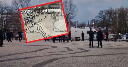 "Policja otacza budynek". Odgradzają taśmami gmach TVP