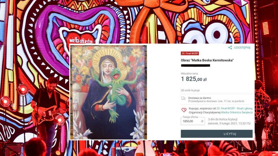 Aukcja "Matki Boskiej Kermitowskiej"