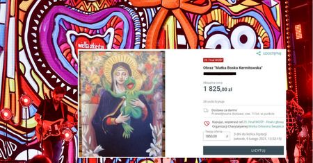 Allegro zamknęło aukcję dla WOŚP. "Matka Boska Kermitowska"