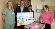 Radom: Prezydent miasta odwiedził pierwsze urodzone dziecko