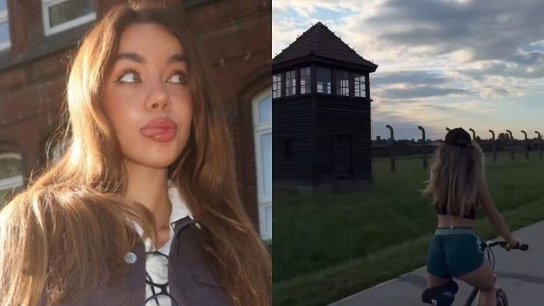 Influencerka skrytykowana za nagranie z Auschwitz w tle