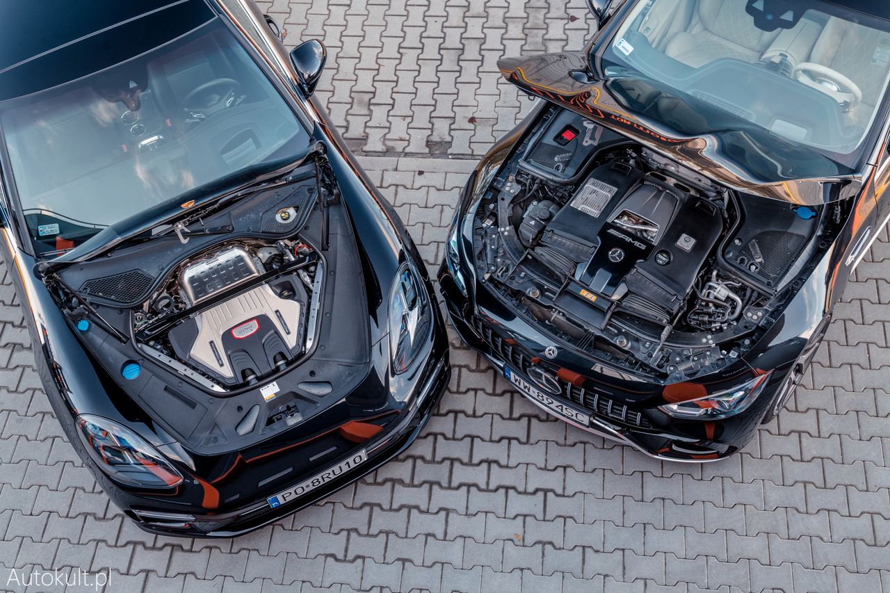 Mercedes-AMG GT 4-door Coupé 63 S kontra Porsche Panamera Turbo (2020) (fot. Konrad Skura)