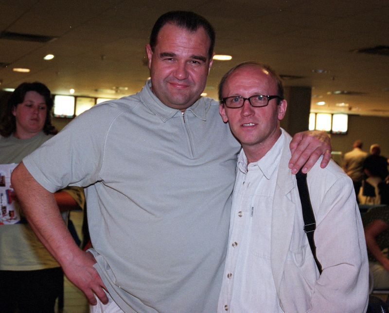 Cezary Żak i Artur Barciś w 2002 roku